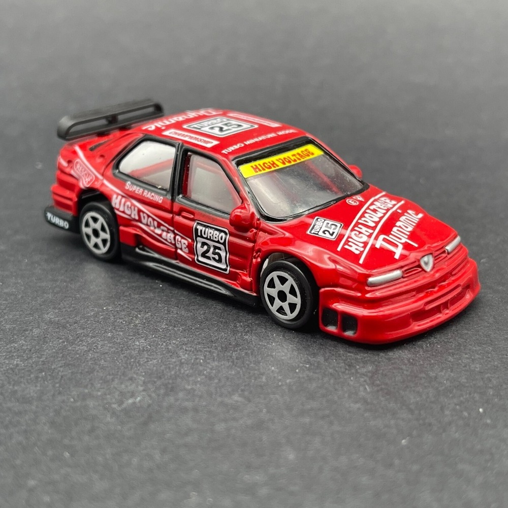 Fast Lane Diecast #25 High Voltage Dynamic Panther Turbo Race‎ Car Red 1/64